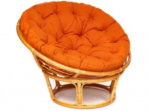 Кресло Papasan 23/01 W с подушкой Honey, ткань Оранжевый в Верхней Салде - verhnyaya-salda.magazin-mebel74.ru | фото