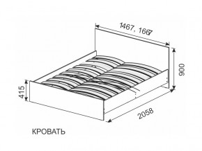 Кровать 1600х2000 ортопедическое основание в Верхней Салде - verhnyaya-salda.magazin-mebel74.ru | фото