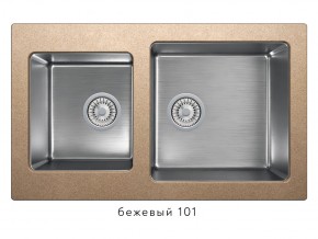 Мойка комбинированная Tolero twist TTS-840 Бежевый 101 в Верхней Салде - verhnyaya-salda.magazin-mebel74.ru | фото