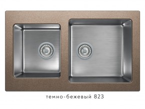 Мойка комбинированная Tolero twist TTS-840 Темно-бежевый 823 в Верхней Салде - verhnyaya-salda.magazin-mebel74.ru | фото