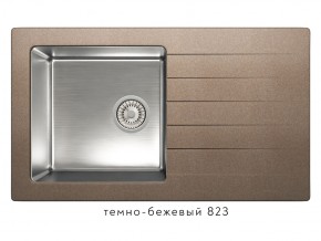 Мойка комбинированная Tolero twist TTS-860 Темно-бежевый 82 в Верхней Салде - verhnyaya-salda.magazin-mebel74.ru | фото