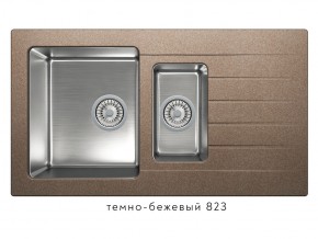 Мойка комбинированная Tolero twist TTS-890 Темно-бежевый 823 в Верхней Салде - verhnyaya-salda.magazin-mebel74.ru | фото