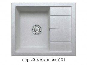 Мойка кварцевая Tolero R-107 Серый металлик 001 в Верхней Салде - verhnyaya-salda.magazin-mebel74.ru | фото