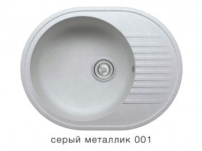 Мойка кварцевая Tolero R-122 Серый металлик 001 в Верхней Салде - verhnyaya-salda.magazin-mebel74.ru | фото