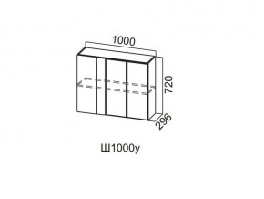 Ш1000у/720 Шкаф навесной 1000/720 (угловой) в Верхней Салде - verhnyaya-salda.magazin-mebel74.ru | фото