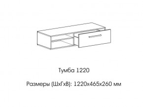 Тумба 1220 (низкая) в Верхней Салде - verhnyaya-salda.magazin-mebel74.ru | фото